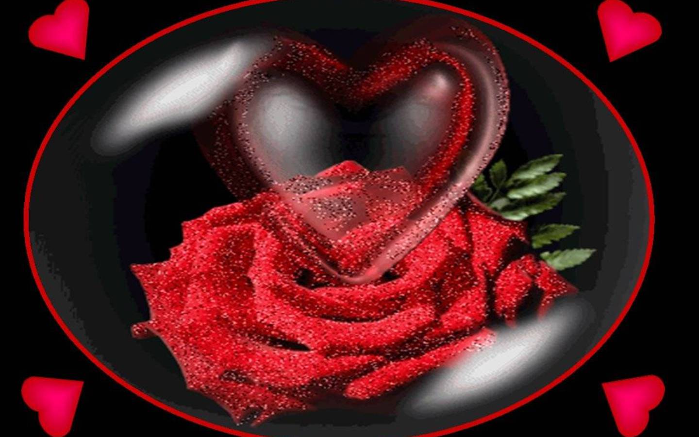 carta da parati cuore 3d,rose da giardino,rosa,rosso,amore,san valentino