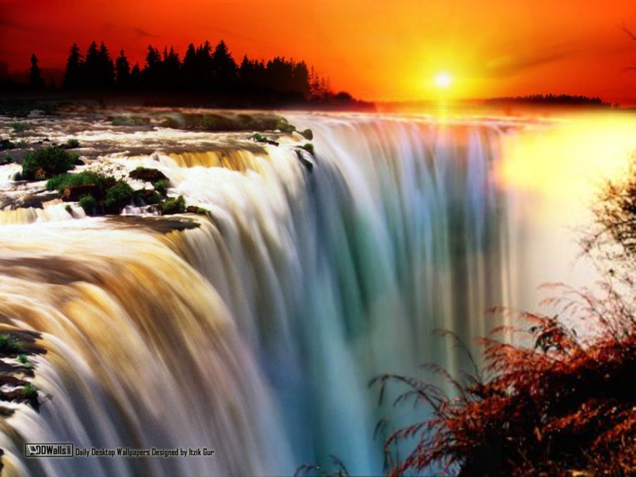 immagini fantastiche per lo sfondo,cascata,paesaggio naturale,corpo d'acqua,natura,risorse idriche