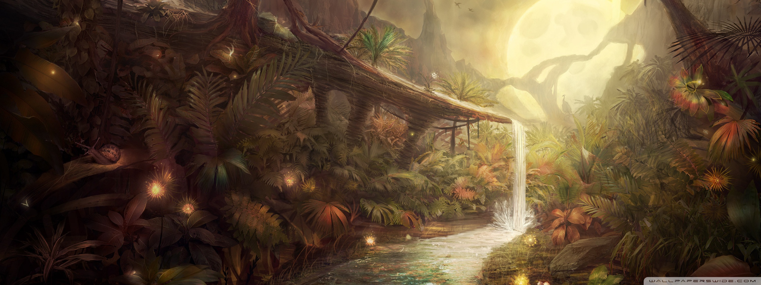 fantastik wallpaper,nature,cg artwork,action adventure game,jungle,adventure game