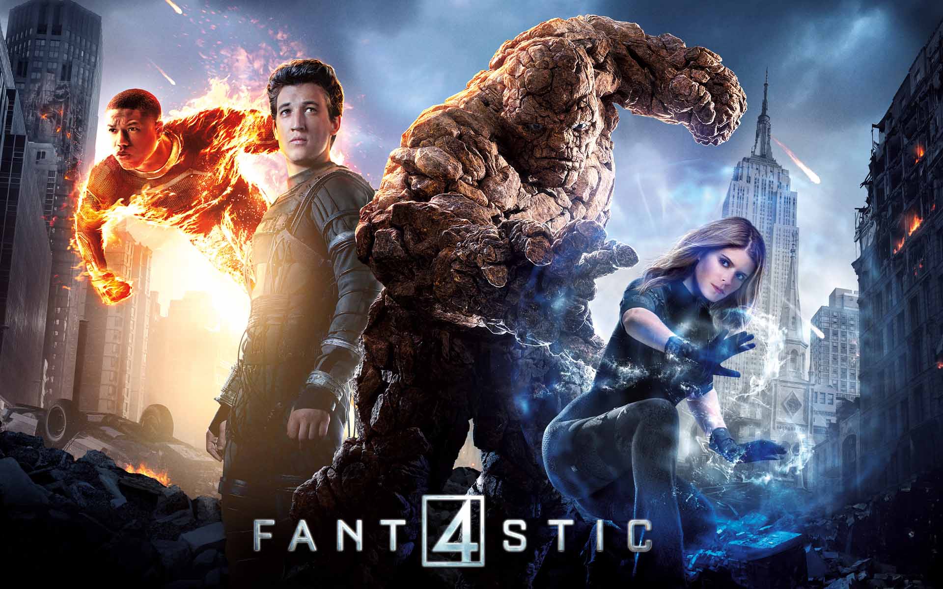 fantastic four wallpaper,action adventure game,movie,cg artwork,fictional character,digital compositing