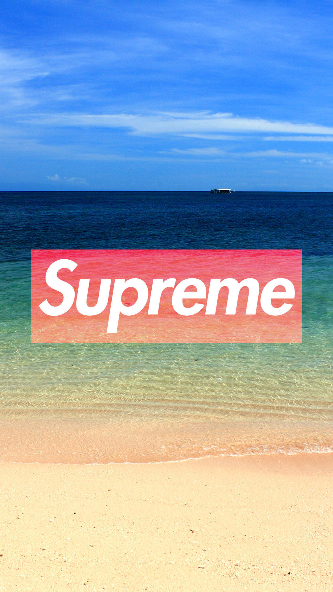 supreme logo wallpaper hd,text,sky,font,ocean,sea
