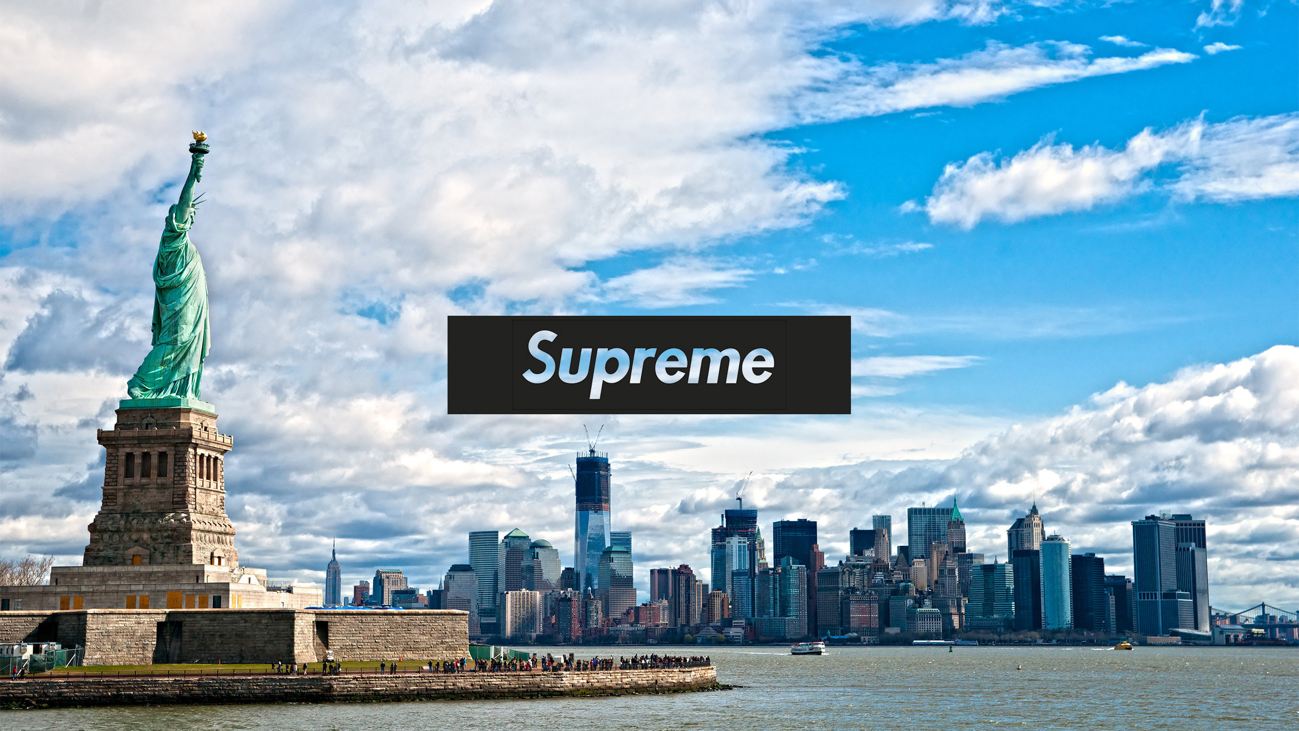 supreme logo fondos de pantalla hd,tiempo de día,ciudad,área metropolitana,horizonte,paisaje urbano