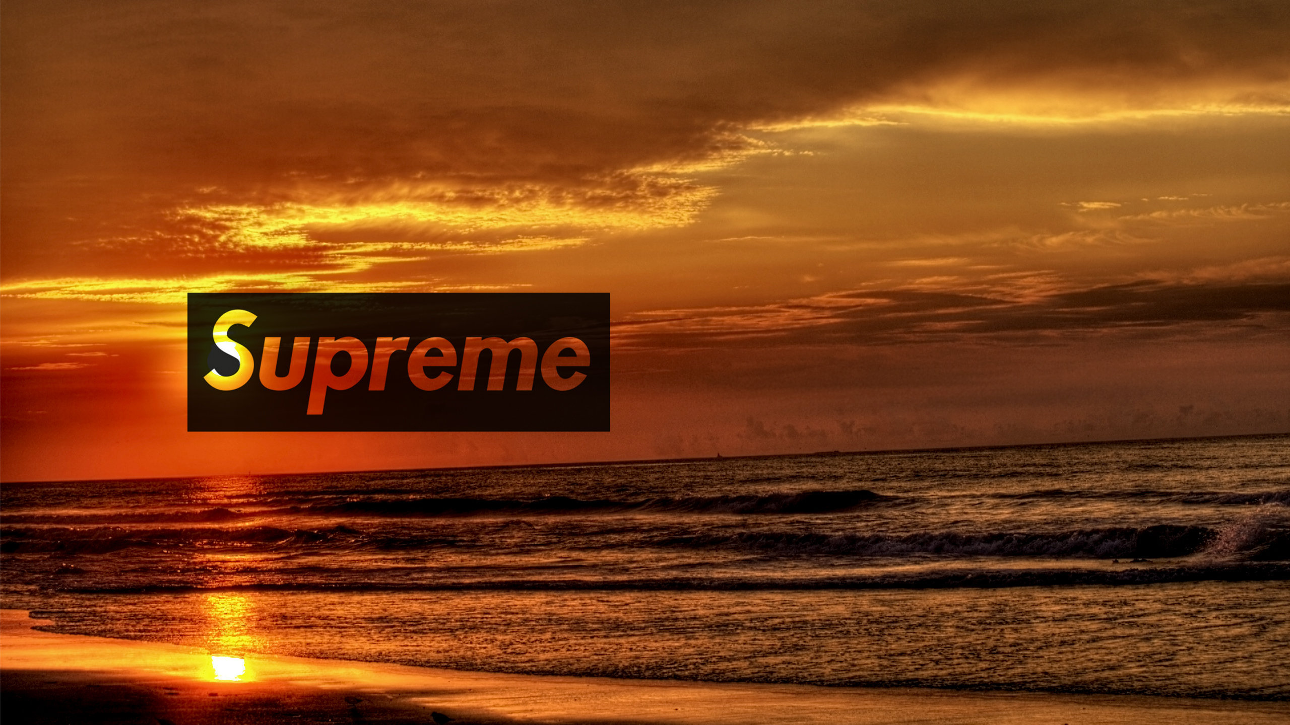 supreme desktop wallpaper,sky,horizon,nature,sunset,sunrise