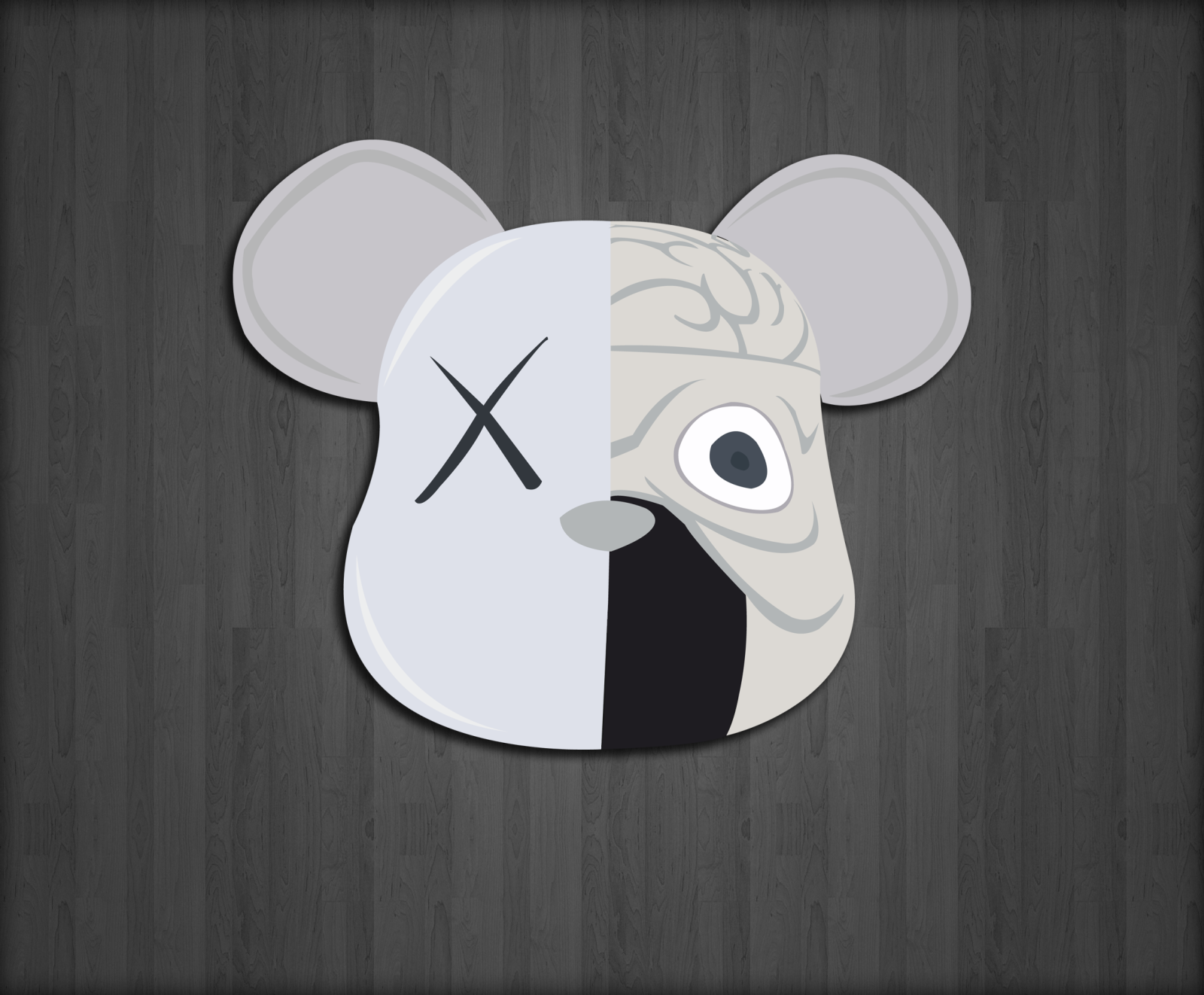 kaws iphone wallpaper,cartoon,illustration,animation,font,art