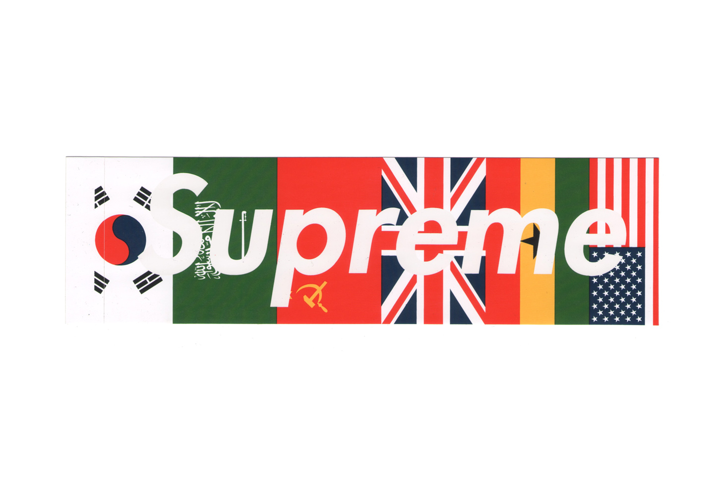 supreme box logo wallpaper,rectangle,font,flag,logo