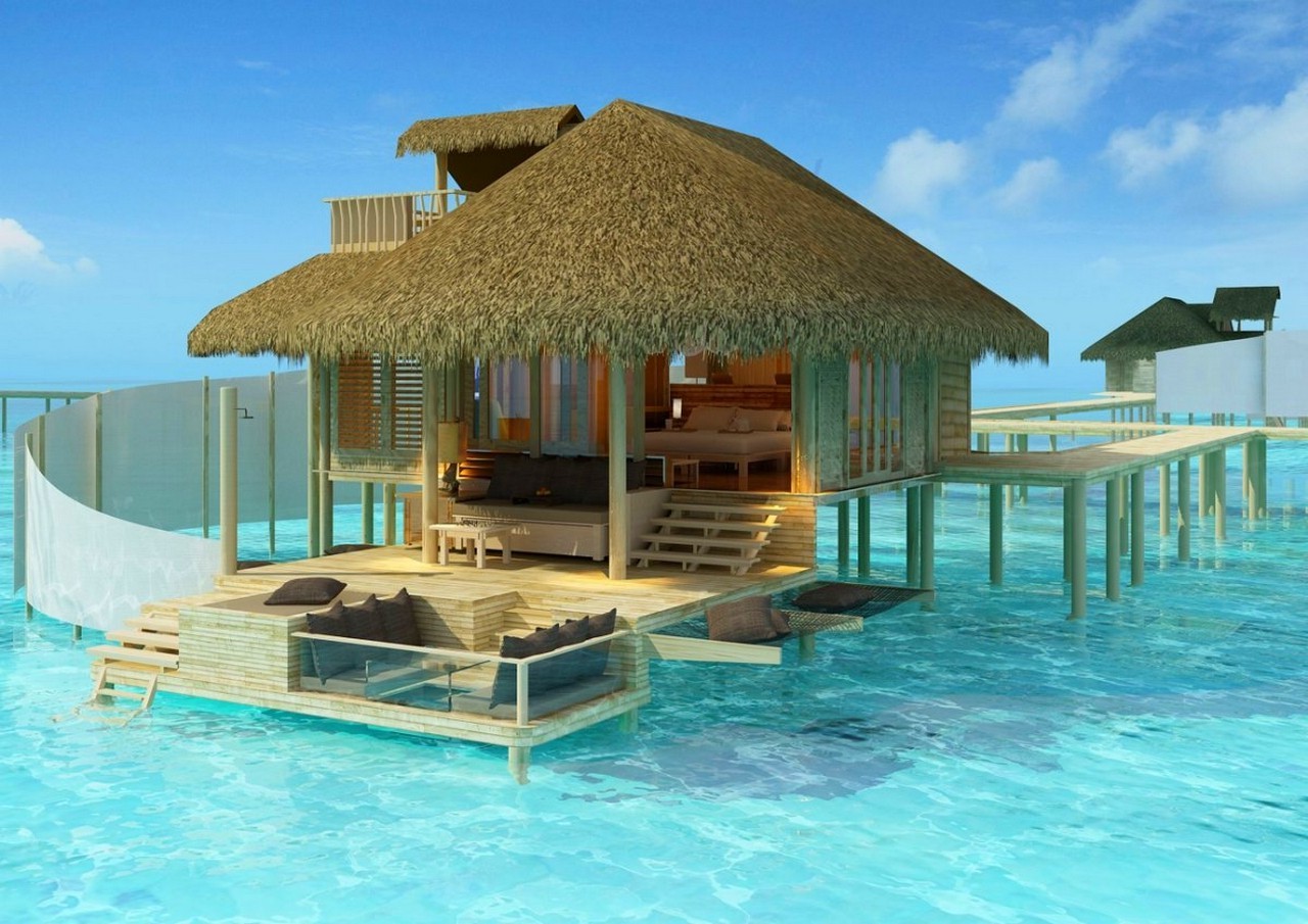 bungalow wallpaper,resort,property,building,vacation,swimming pool