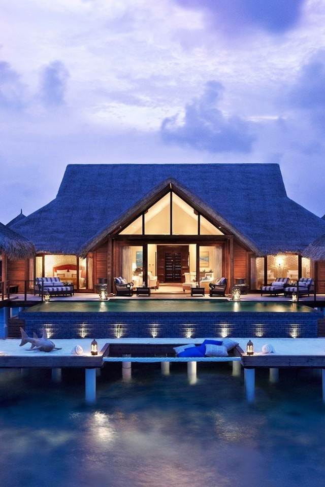 bungalow wallpaper,home,property,house,building,resort (#720436