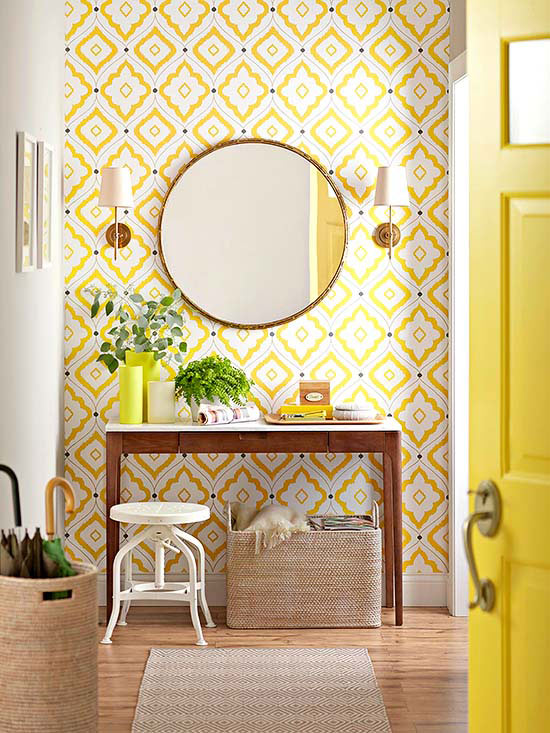 papier peint bungalow,mur,jaune,fond d'écran,chambre,produit