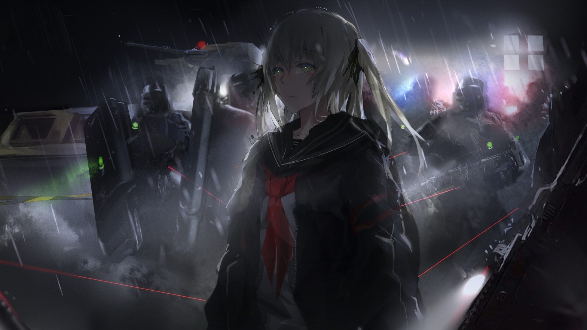 anime theme wallpaper,darkness,games,cg artwork,fictional character,pc game