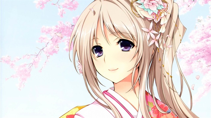 anime theme wallpaper,cartoon,hair,anime,pink,cg artwork