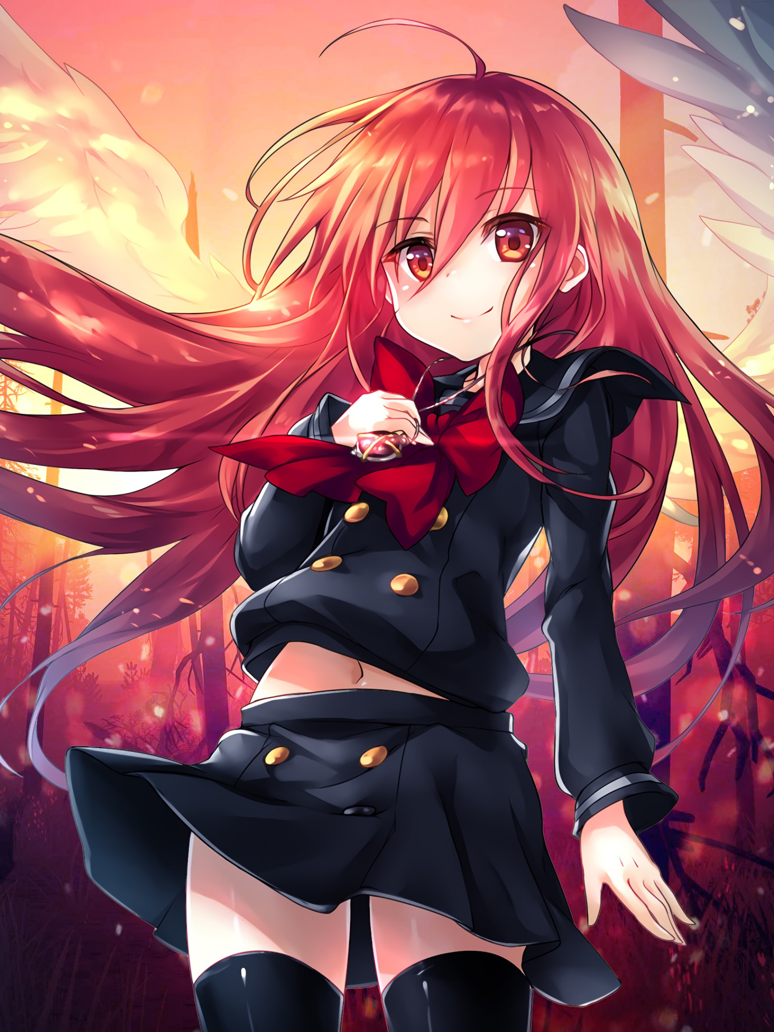 anime video wallpaper,anime,karikatur,cg kunstwerk,erfundener charakter,rote haare