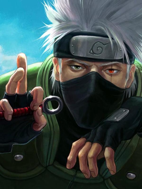 fondo de pantalla de kakashi para android,naruto,anime,dibujos animados,ilustración