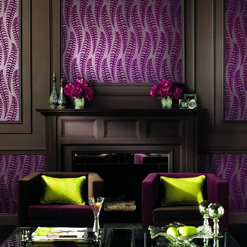 brown wallpaper for living room,purple,violet,living room,room,interior design