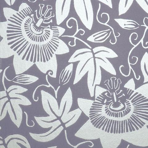 papel pintado lila y plata,modelo,diseño,textil,planta,en blanco y negro