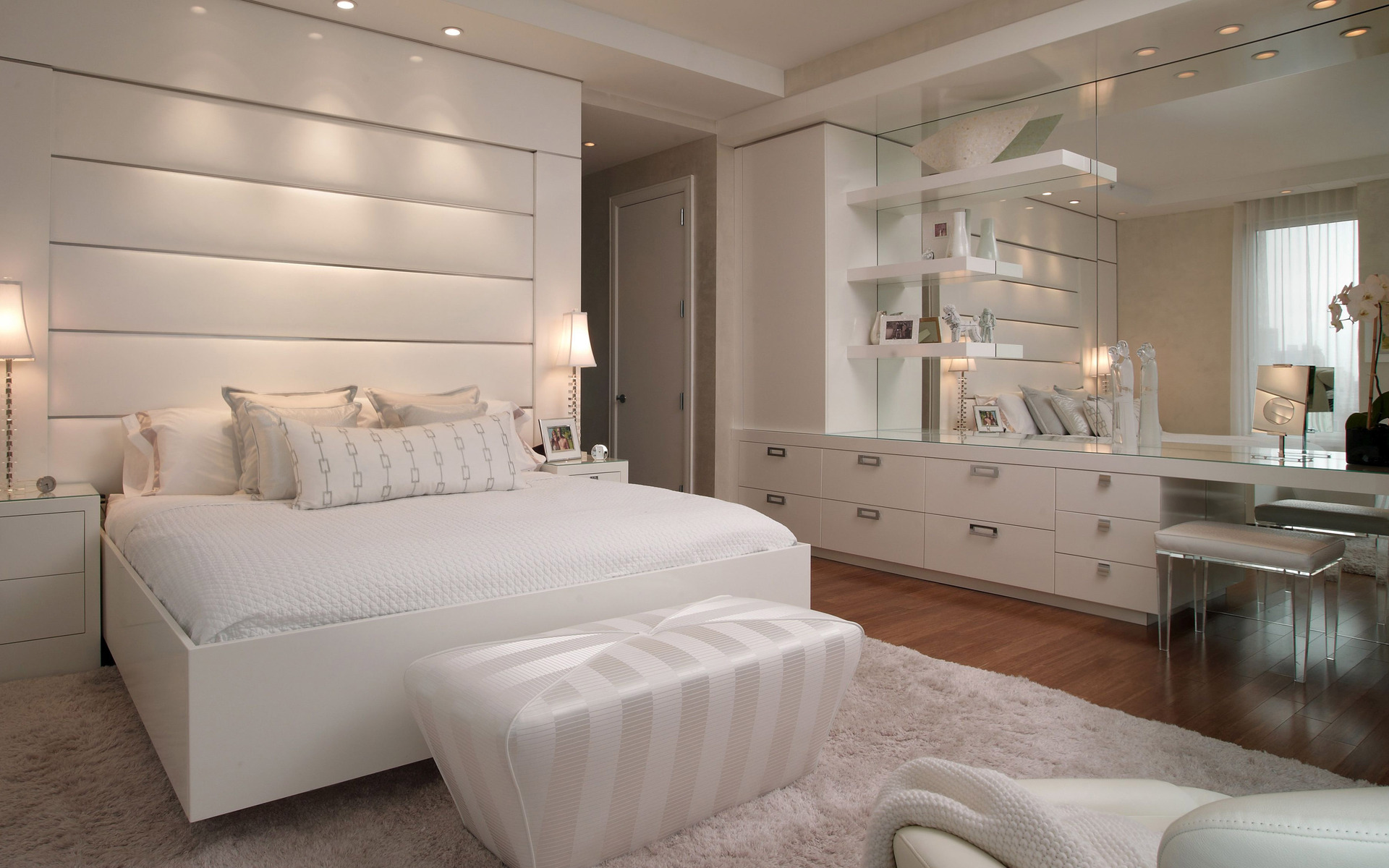 white bedroom wallpaper,bedroom,furniture,room,interior design,property