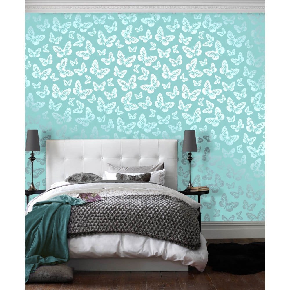 teal bedroom wallpaper,aqua,turquoise,bedroom,teal,wall