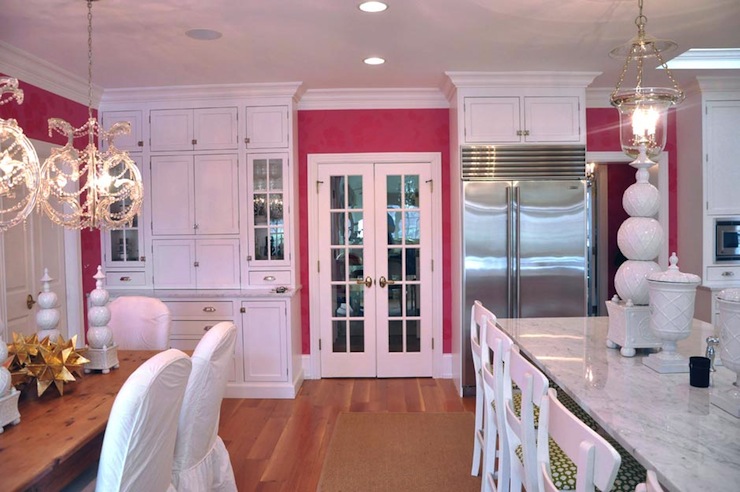 pink kitchen wallpaper,room,property,pink,interior design,ceiling