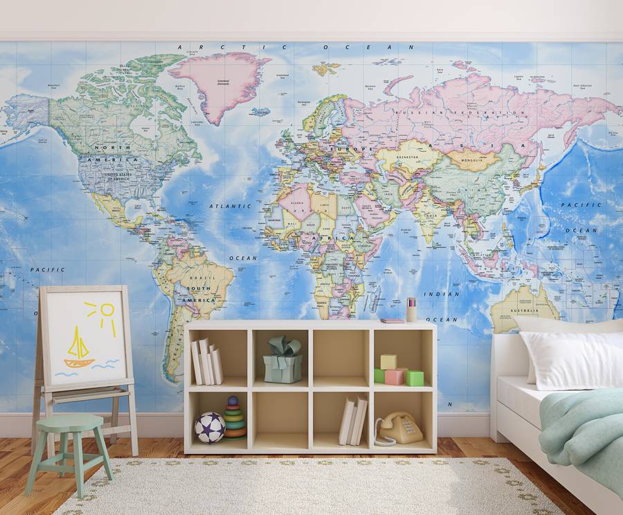 map wallpaper b&q,map,wallpaper,room,wall,furniture