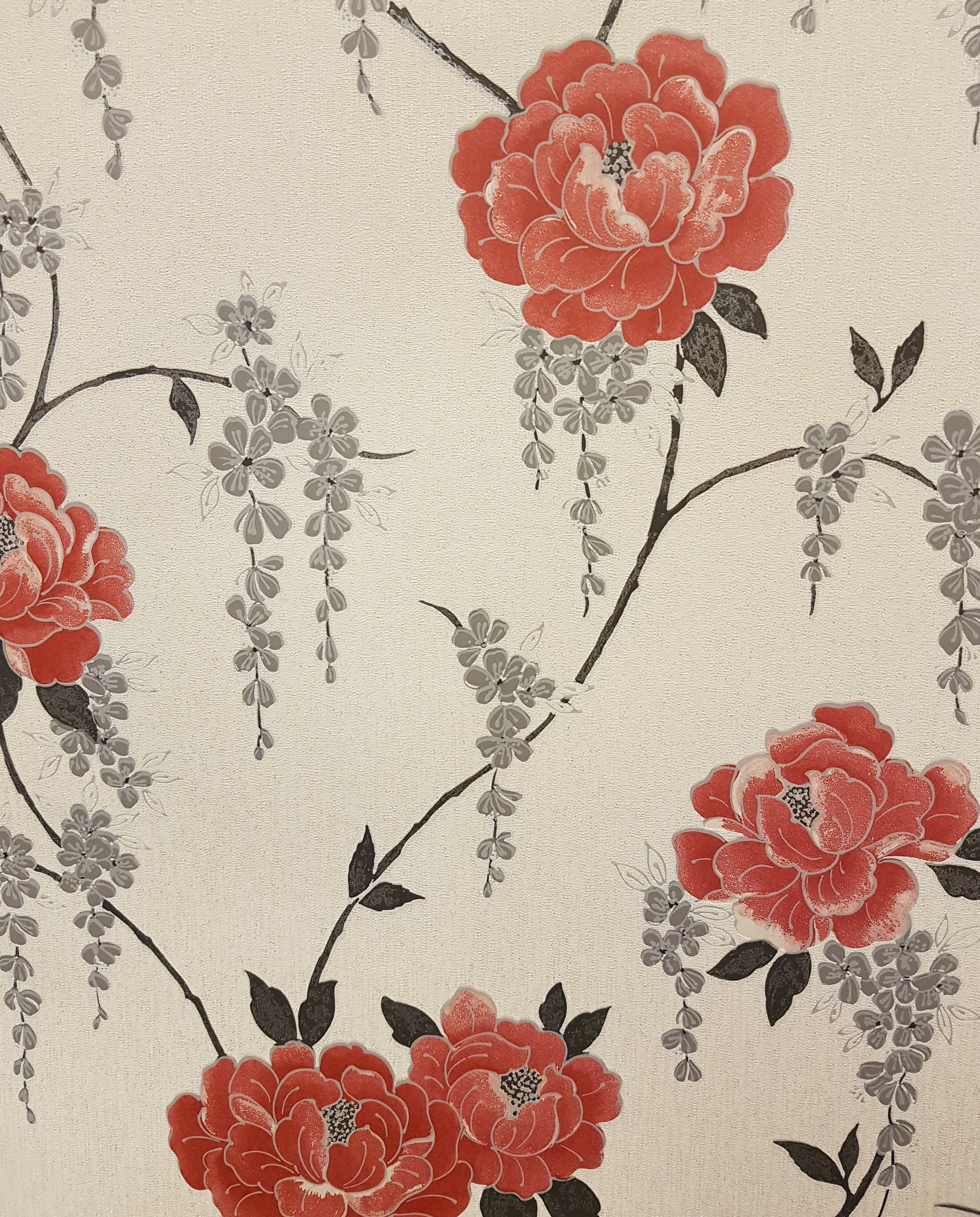 red and brown wallpaper,floral design,flower,wallpaper,pattern,plant
