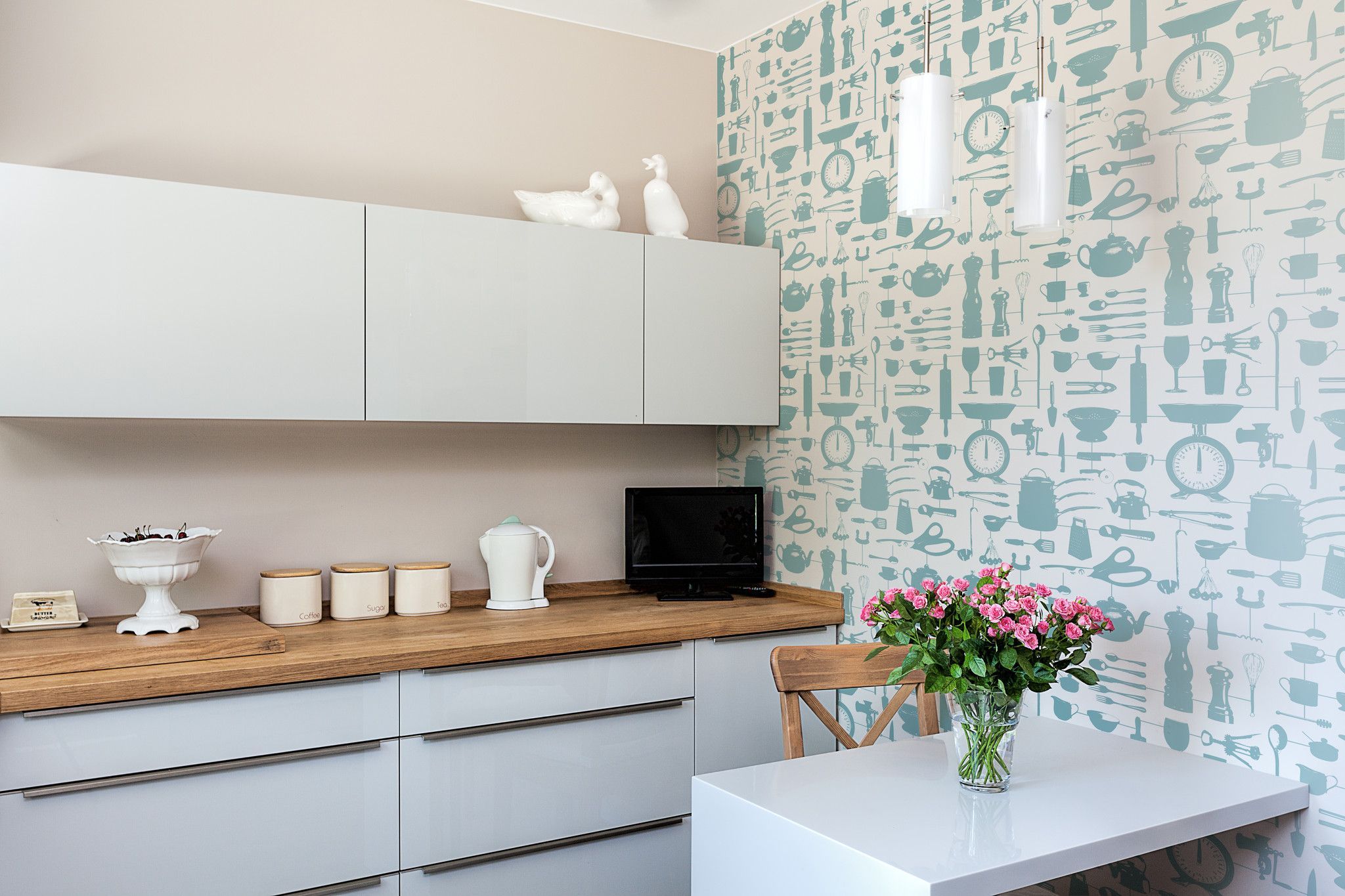 Wall Paper Designs For Kitchen WallpaperUse
