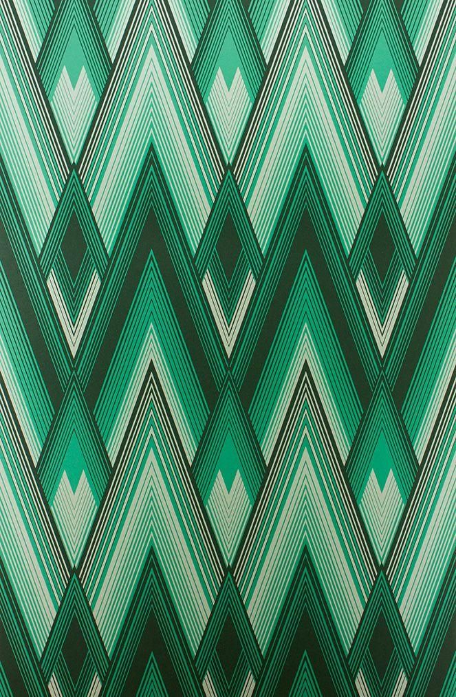 Osborne & Little Green Wallpaper Pattern WallpaperUse
