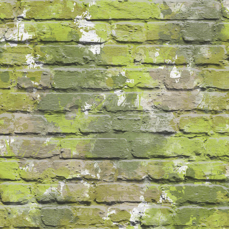 green wallpaper uk,wall,brick,brickwork,stone wall,moss