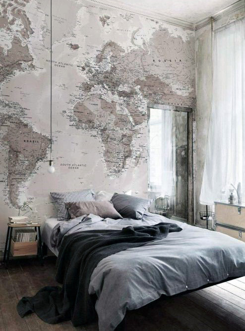 mens bedroom wallpaper,bedroom,bed,wall,room,furniture