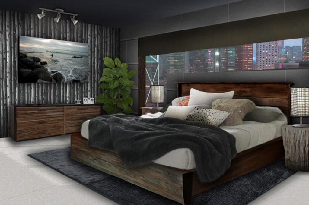 mens bedroom wallpaper,bedroom,furniture,bed,room,interior design