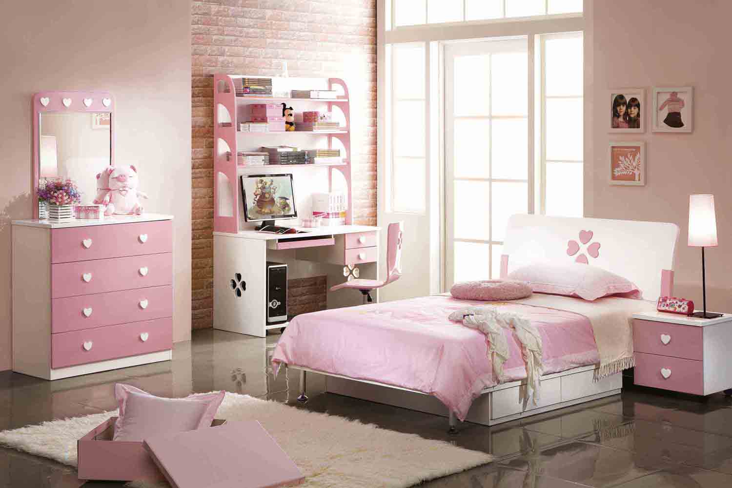 pink bedroom wallpaper,bedroom,furniture,bed,room,pink