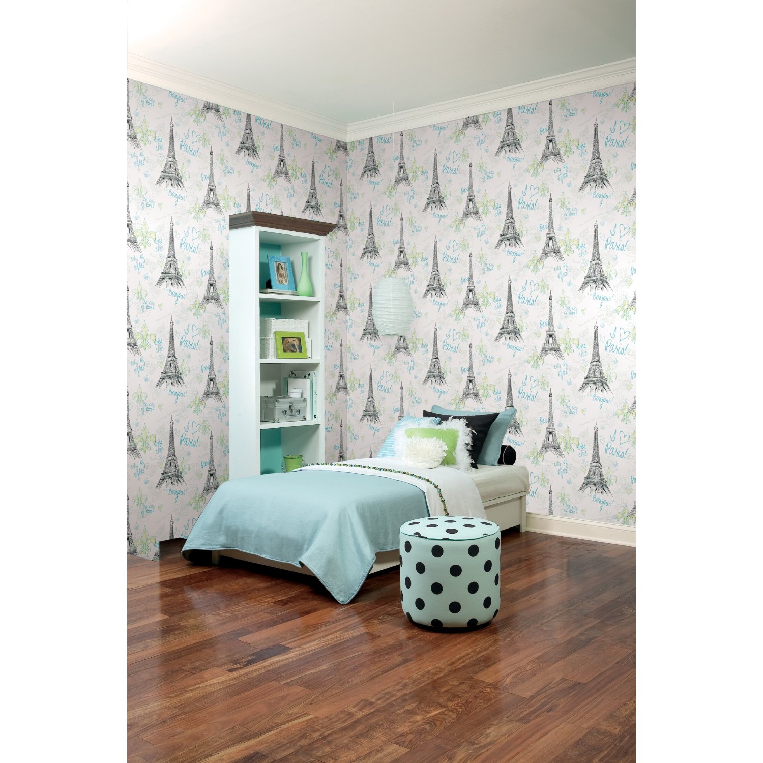 papel pintado de parís para dormitorio,blanco,mueble,verde,producto,habitación