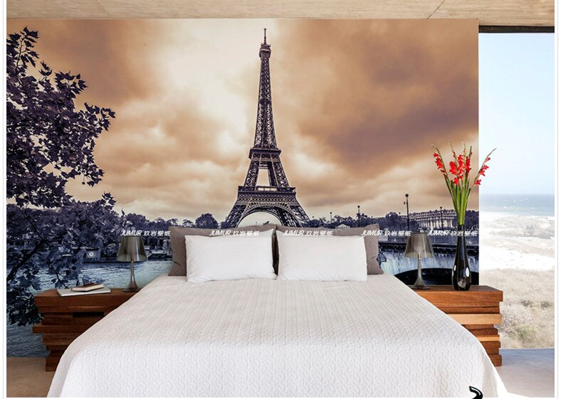 paris tapete für schlafzimmer,wand,zimmer,wandgemälde,hintergrund,möbel