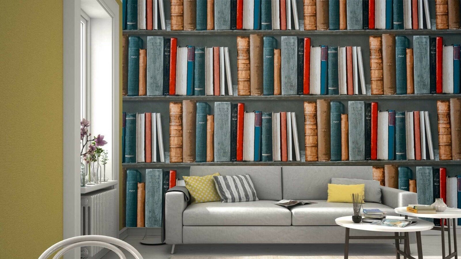 bookcase wallpaper b&q,bookcase,shelf,shelving,furniture,living room