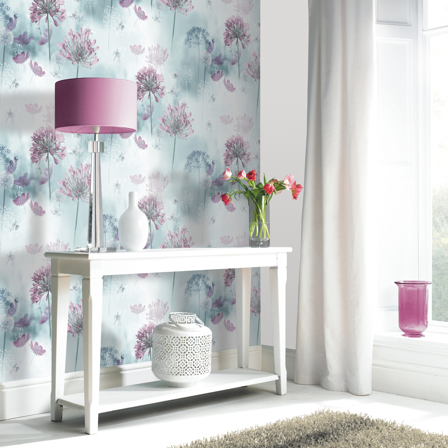 duck egg blue wallpaper b&q,furniture,interior design,wallpaper,pink
