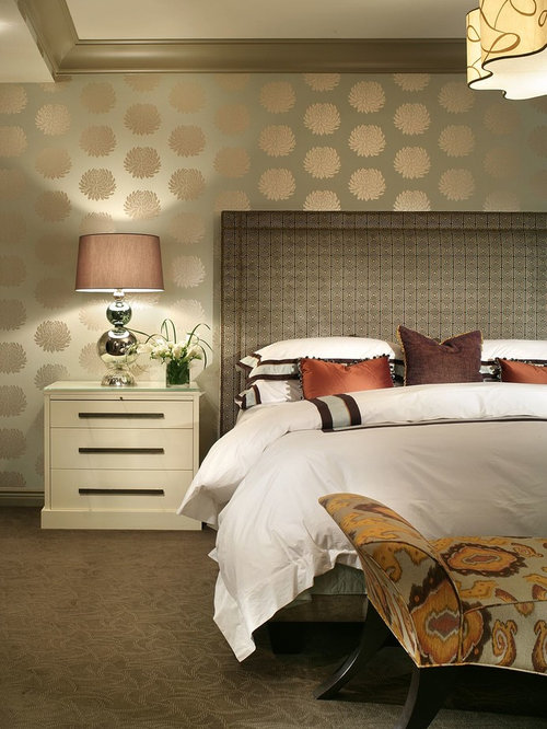 gold bedroom wallpaper,bedroom,furniture,room,bed,interior design
