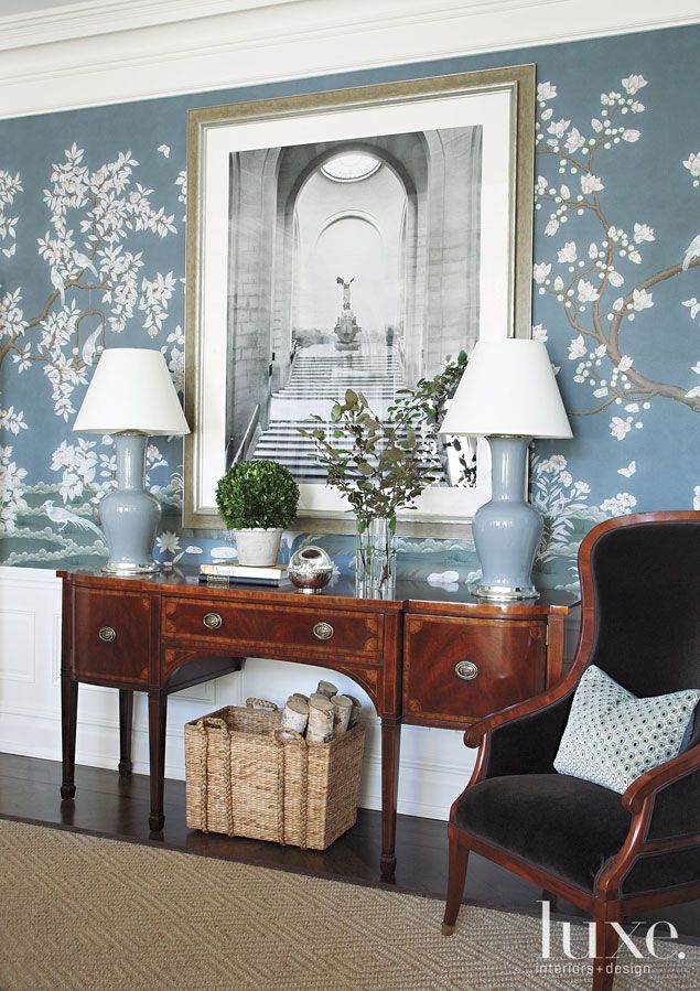 dining room wallpaper b&q,furniture,room,interior design,table,hutch