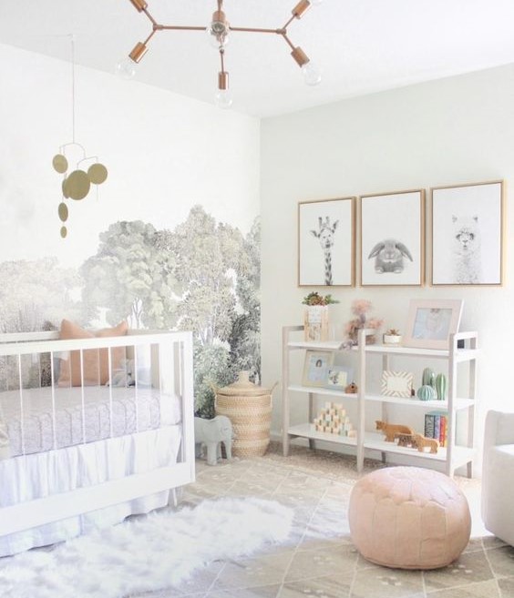 nursery wallpaper b&q,white,room,furniture,product,interior design