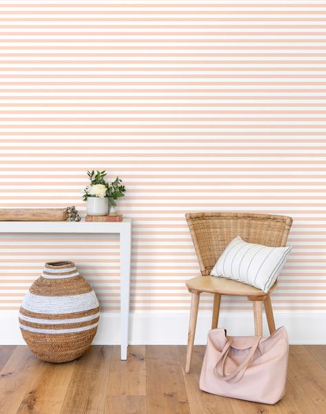 horizontal striped wallpaper b&q,furniture,room,floor,interior design