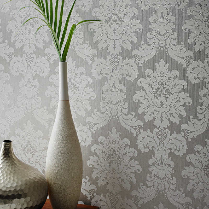 silver wallpaper b&m,wallpaper,wall,vase,ceramic,room