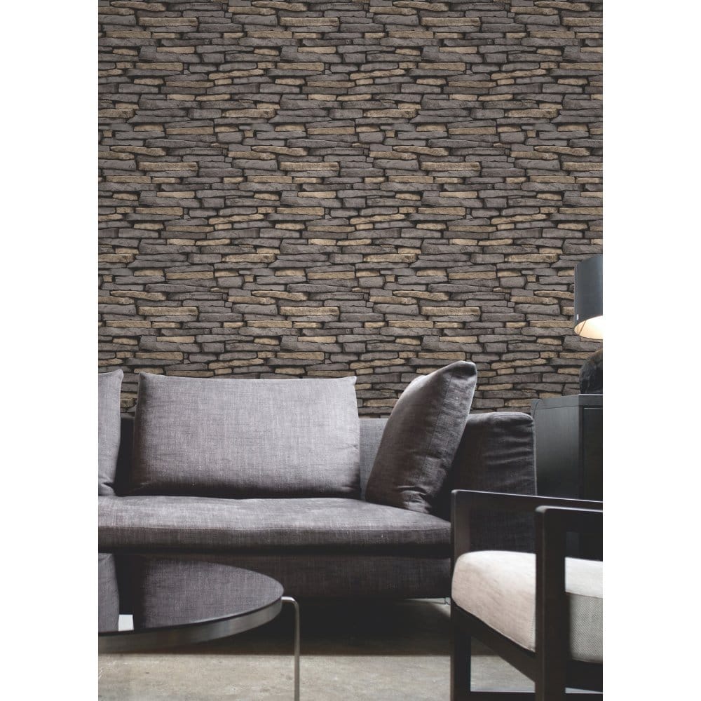 slate wallpaper b&q,wall,brick,brown,furniture,wallpaper
