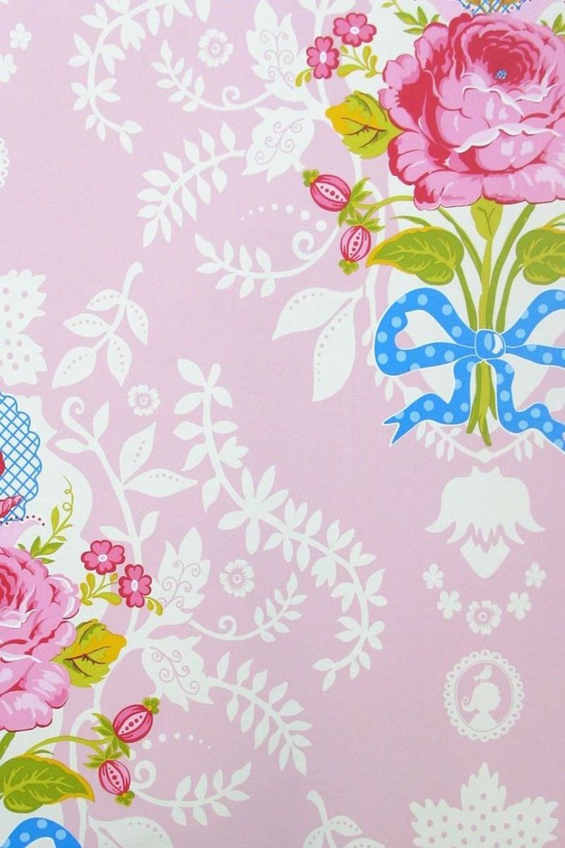 papel pintado shabby chic b & q,modelo,rosado,diseño floral,papel de regalo,diseño