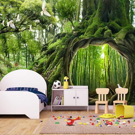 range wallpaper designs,green,furniture,tree,natural environment,room