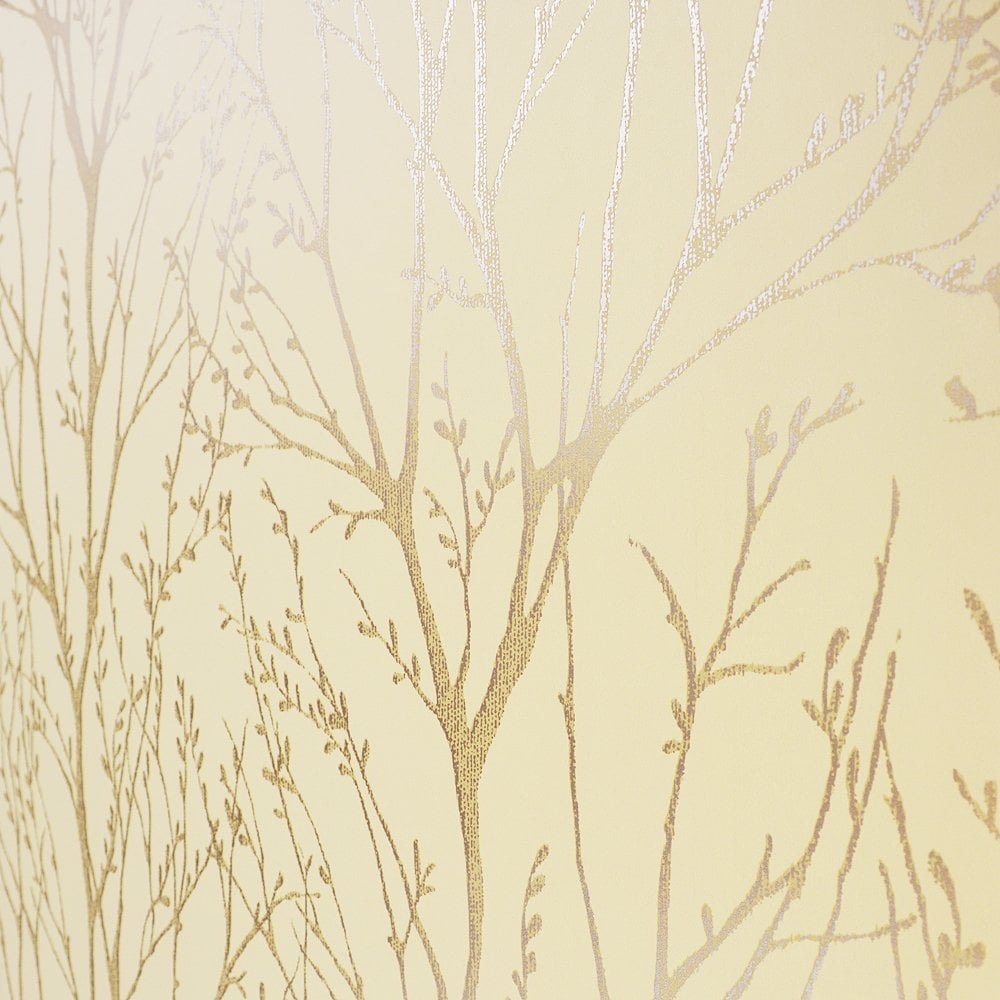 papier peint crème et or b & q,brindille,arbre,herbe,famille d'herbe,plante