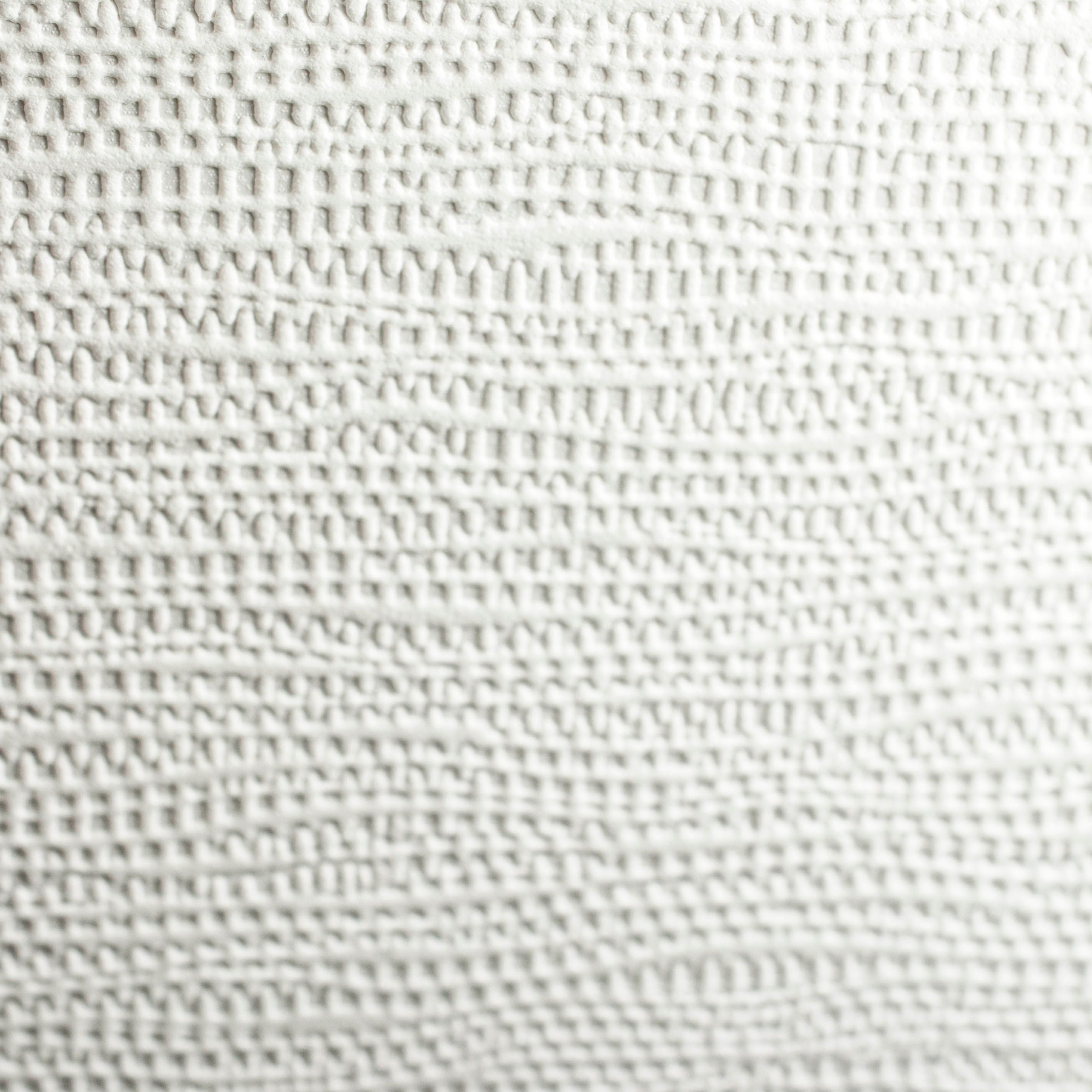 Graham & Brown Superfresco White Grass Cloth Blown WallpaperUse