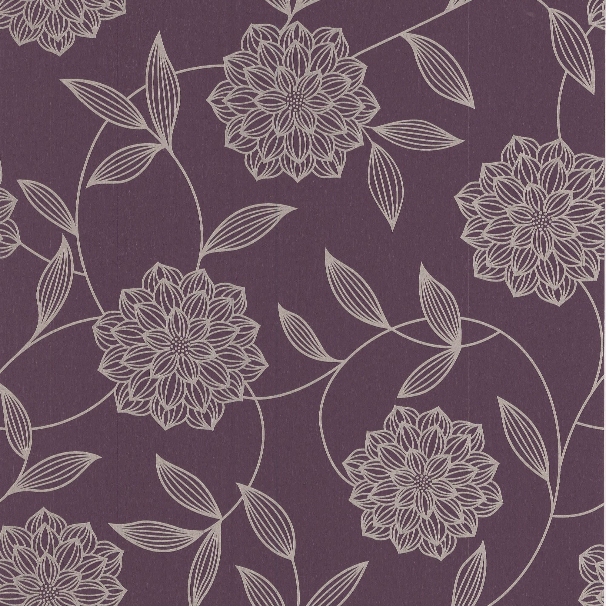 슈퍼 프레스코 바탕 화면 b & q,무늬,보라색,벽지,라일락 꽃,꽃 무늬 디자인