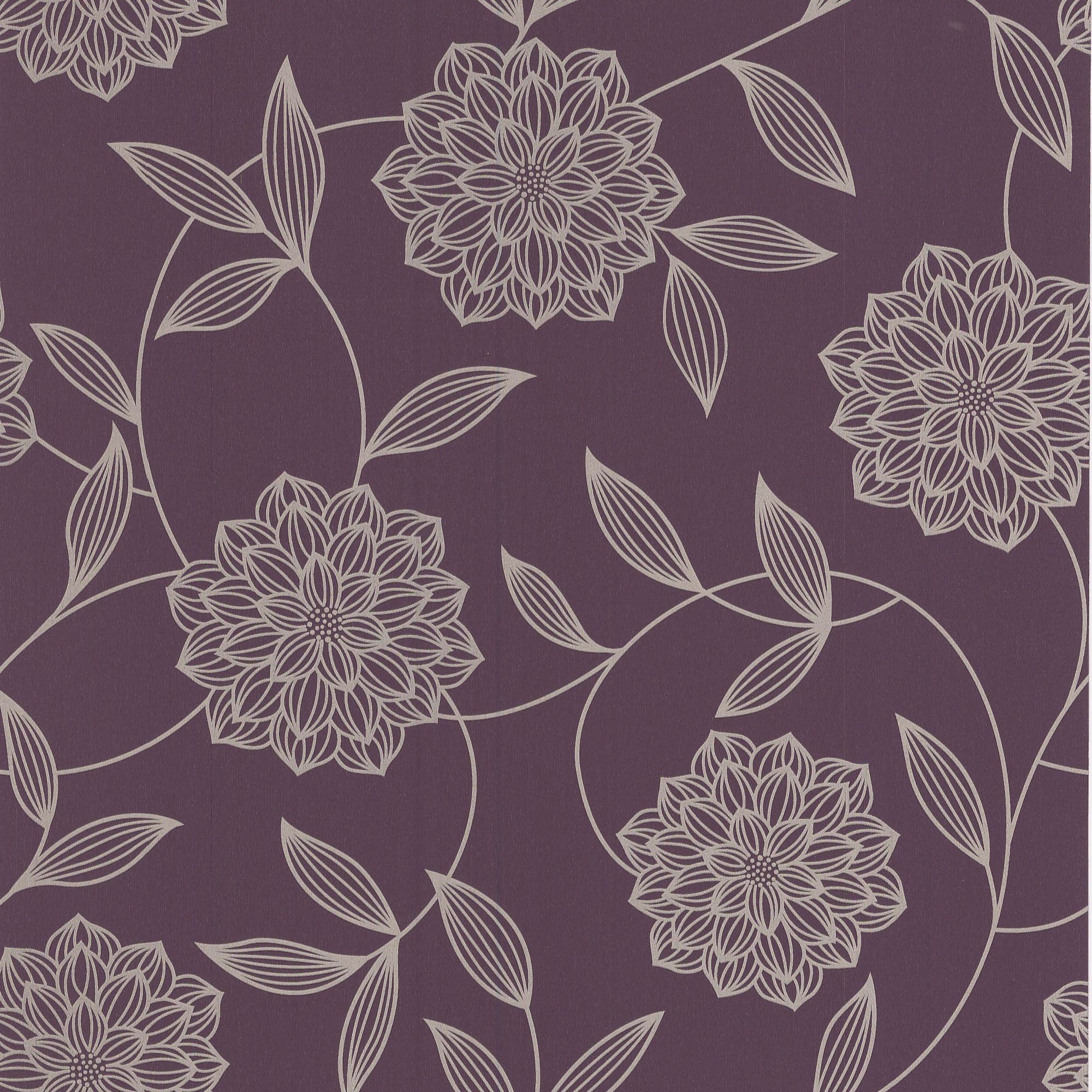 superfresco wallpaper b & q,muster,lila,hintergrund,lila,blumendesign