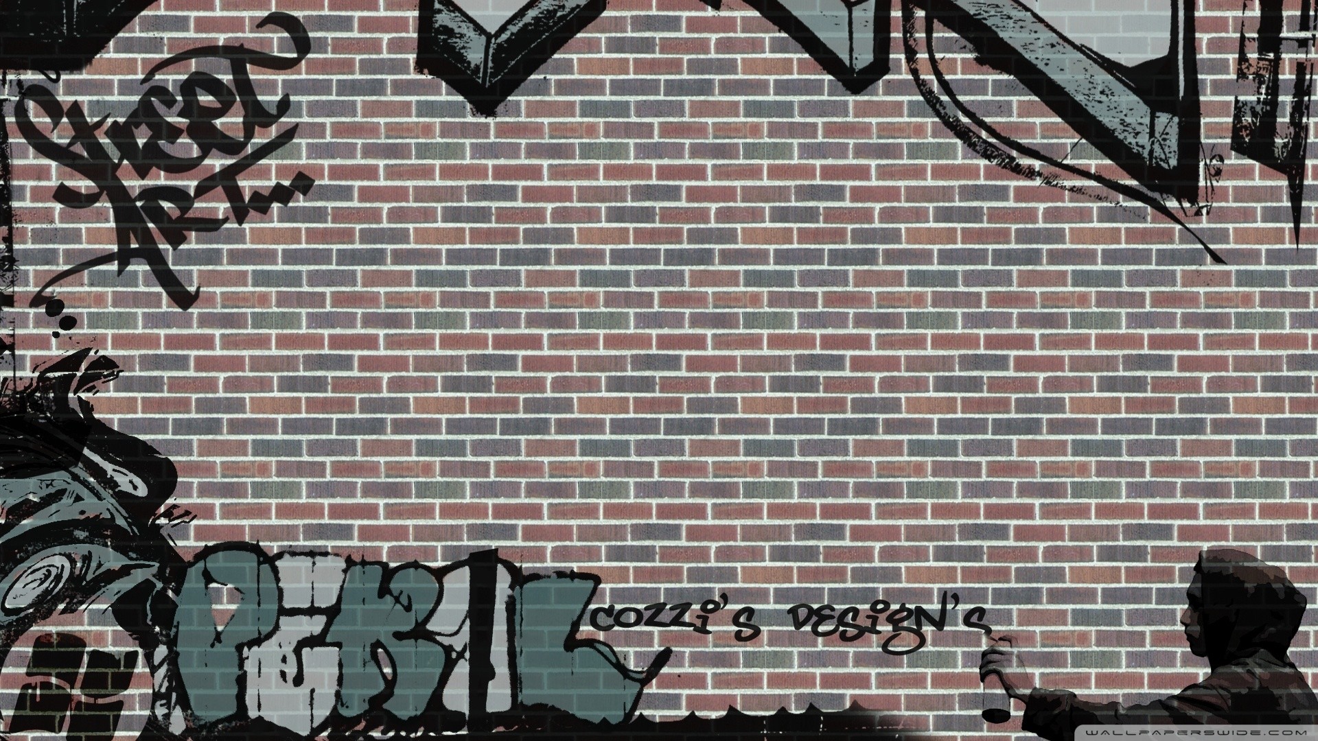 carta da parati graffiti b & q,muratura,mattone,parete,graffiti,arte di strada
