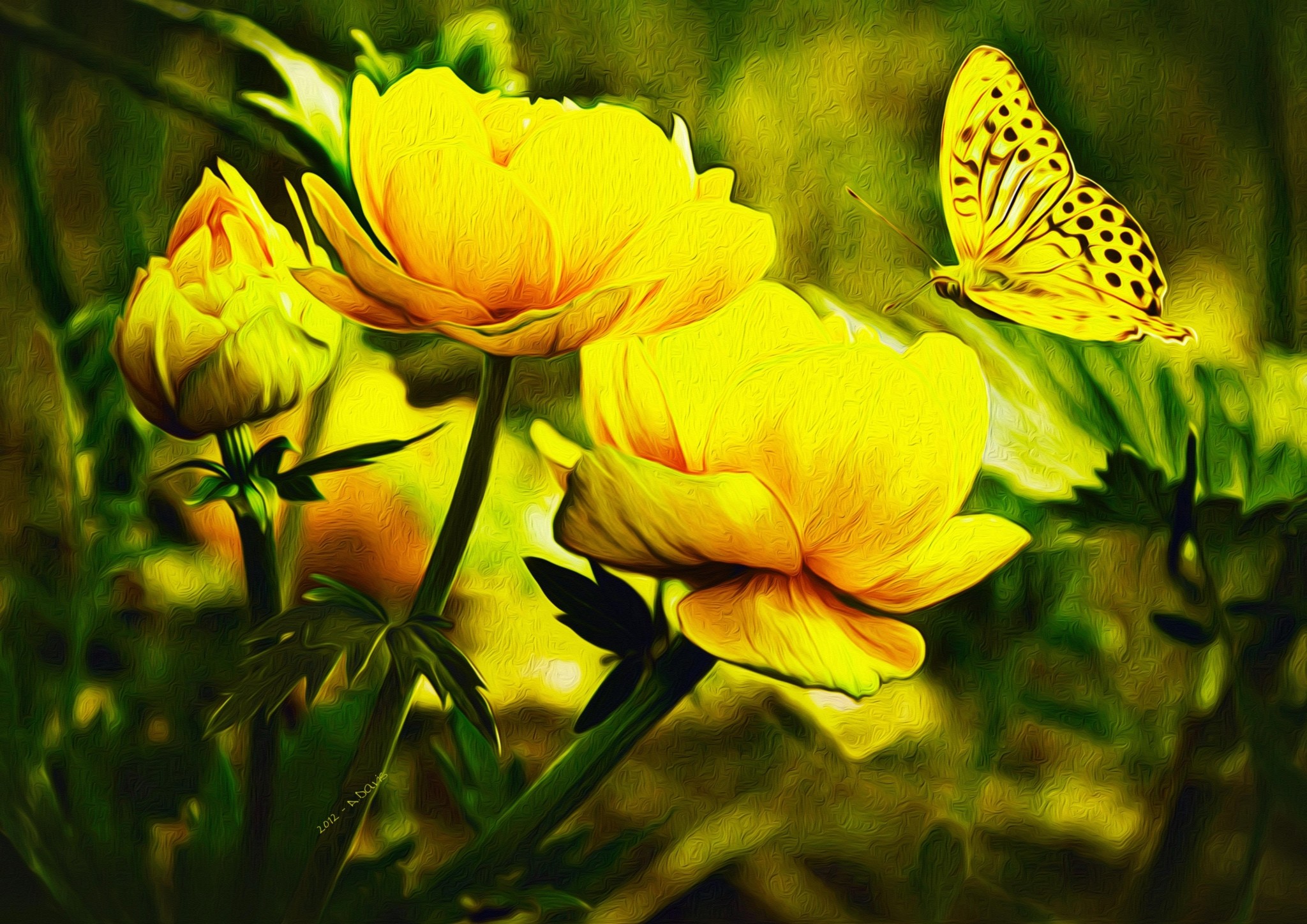 butterfly wallpaper b&q,butterfly,yellow,flower,plant,moths and butterflies