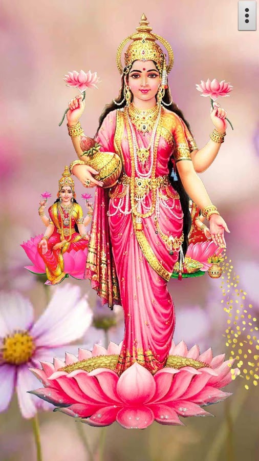 lakshmi live wallpaper,pink,statue,fictional character,mythology