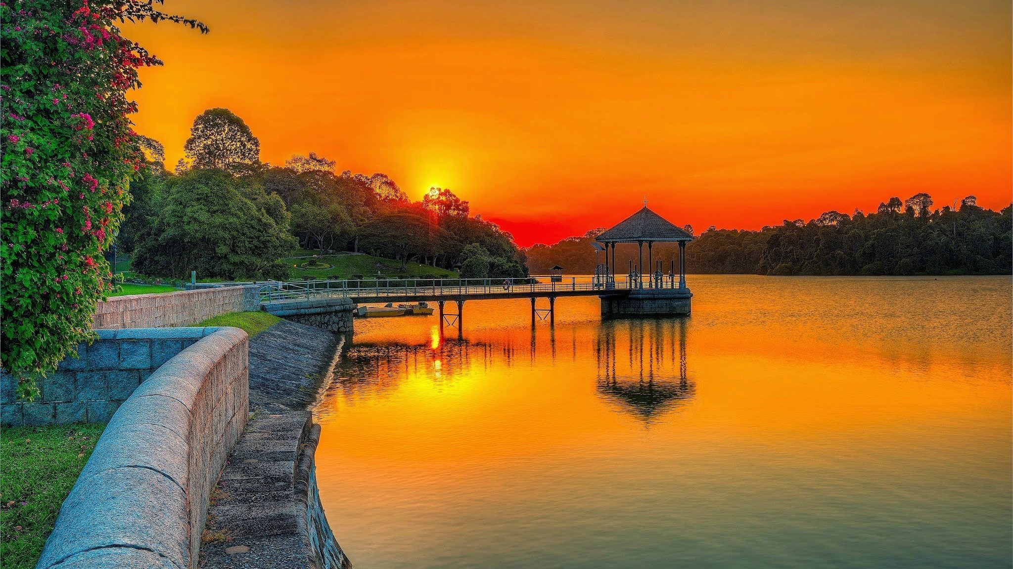 fotos para fondo de pantalla hd,cielo,naturaleza,paisaje natural,reflexión,puesta de sol