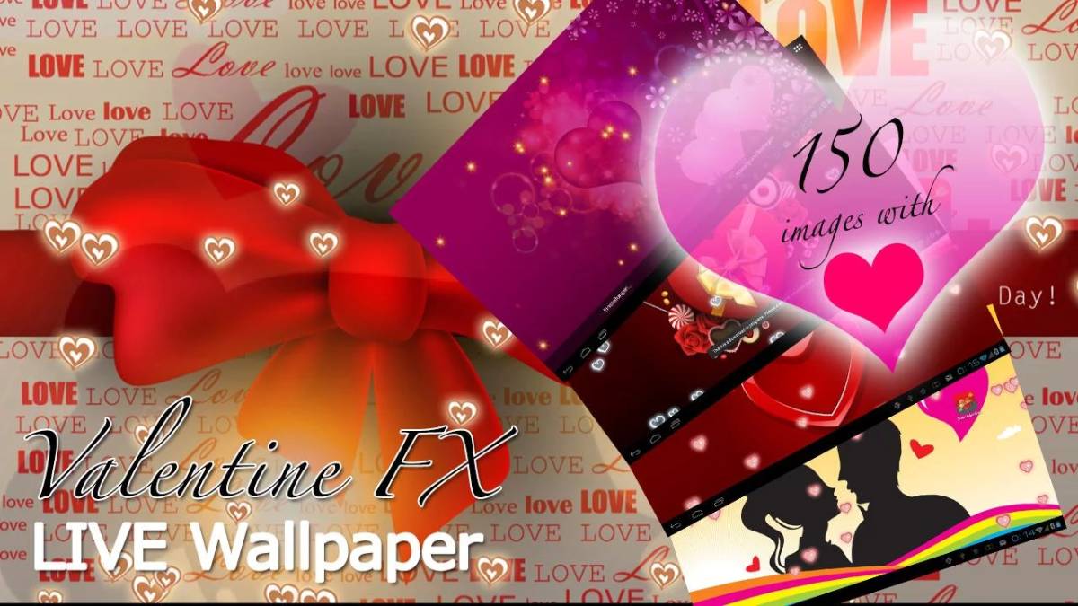 san valentino live wallpaper gratis,san valentino,testo,font,pubblicità,cuore